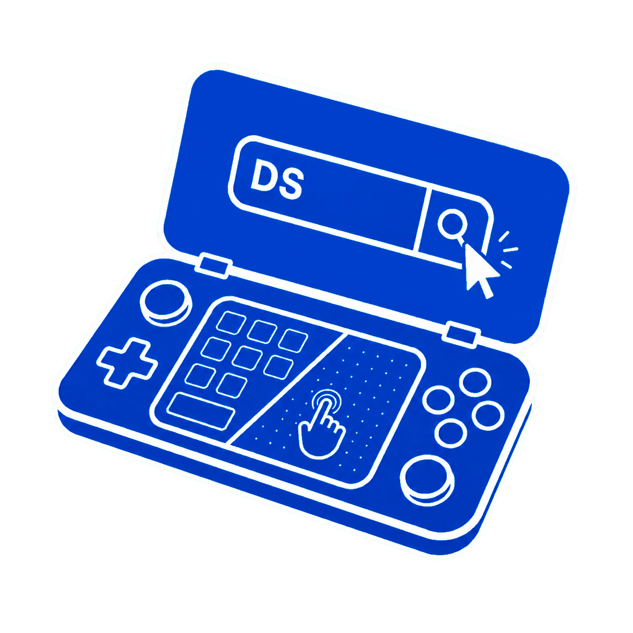 AYANEO Pocket DS with DS Keypad keyboard and touchpad controls